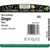 Frontier Co-op Ginger Root Powder, Kosher, Non-irradiated | 1 lb.