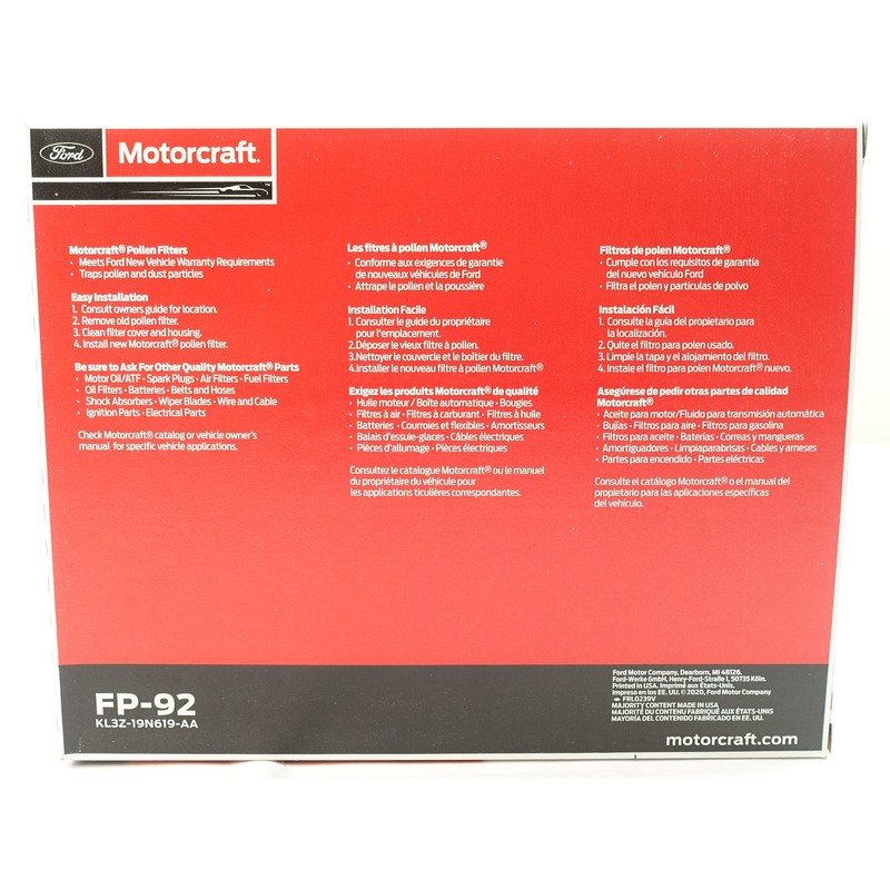 Ford FL3Z-19N619-A - Filter Pollen