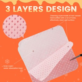 Corconess 1080PCS Lint Free Nail Wipes with 2 Dispensers - Nail Polish Remover Wipes with Acetone Dispenser,Lash Extensions Glue Cleaning Wipe Empty Pump Dispenser Bottle Nail Supplies