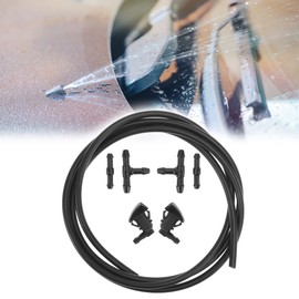 X AUTOHAUX 7 Stück Scheibenwischer Wassersprühstrahl Waschdüse Scheibenwaschanlage Schlauch, Wischwasserschlauch Reparaturset mit Schlauchverbinder für Auto 2005-2016.55079049AA,55372143AB