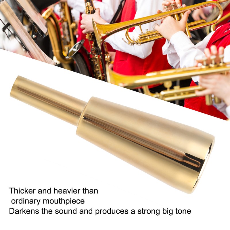 Trumpet Mouthpiece Heavy Duty Cone Metal Wind Musical Instrument Parts