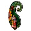 Purpledip Resin Wall Hanging Radha Krishna: Collectible Wall Decor for