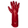 Red PVC Gauntlets 450mm - Pair