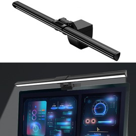 Computer Monitor Light Bar, LED Screen Light Bar for Workspace, Dimmable Monitor Lamp, Touch Control Monitor Lamp for Desk/Office/Home/Game, for Eye Caring