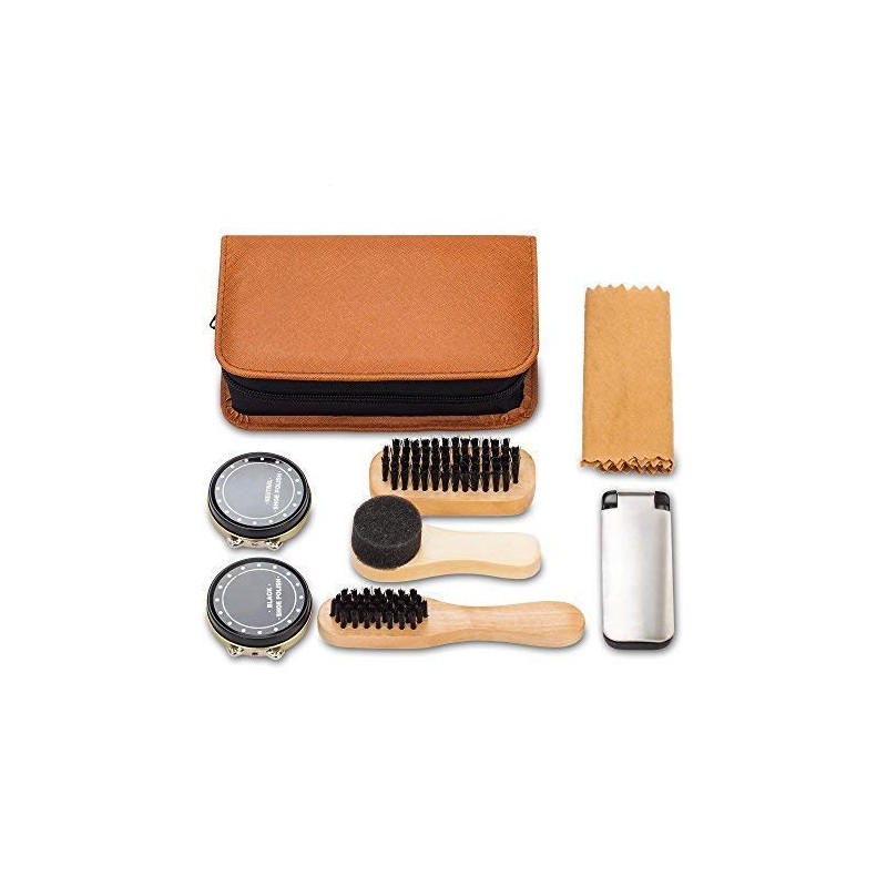 make it funwan Shoe Shine Kit with PU Leather Sleek