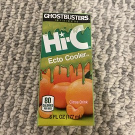 Ghostbusters Hi-C Ecto Cooler Drink One Juicebox Unopened 2016 Ectocooler