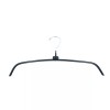 SSWBasics Rubberized Hangers - Black Metal - 16 inch -