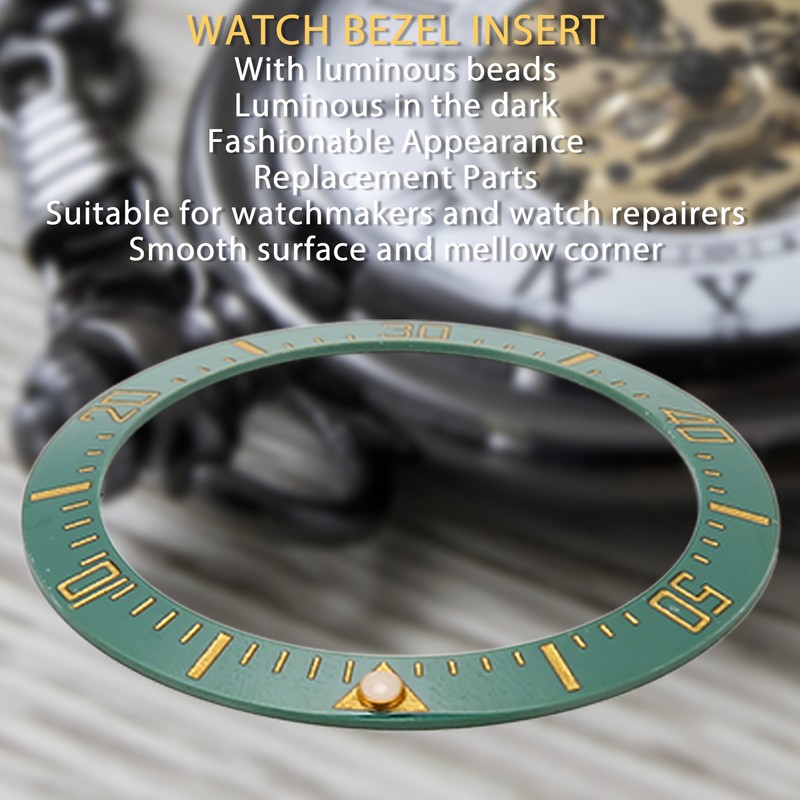 Watch Bezel Insert 40mm Ceramic Watch Bezel Ring Repair Replacement