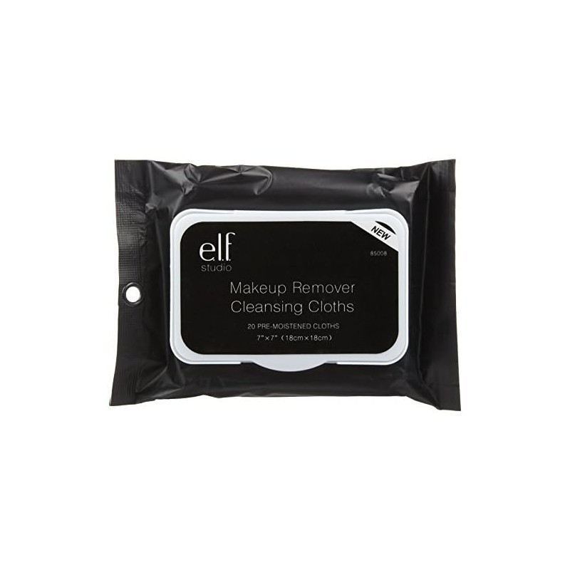 e.l.f. Makeup Remover Cleansing Cloths, 20 Count