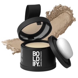 BOLDIFY Hairline Powder - Root Touch Up Hair Color for Gray Coverage - Bald Spot Concealing Hair Powder for Women & Men - 24-Hour Stain-Proof - Light Blonde