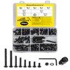 256 Pcs M5 Screws Set, Nuts and Bolts Assortment Kit,