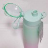 Hydration Water Bottle - Green Top, 1 Litre Graduated, BPA