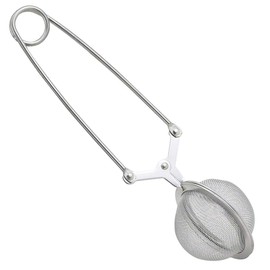 SUNTRADE Handle Stainless Steel Mesh Snap Ball Loose Leaf Tea Infuser Strainer Secure Locking (2)