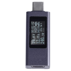 Type C Tester 12A High Current PD DC Voltmeter Power Meter USB C Multimeter for Phone Charging