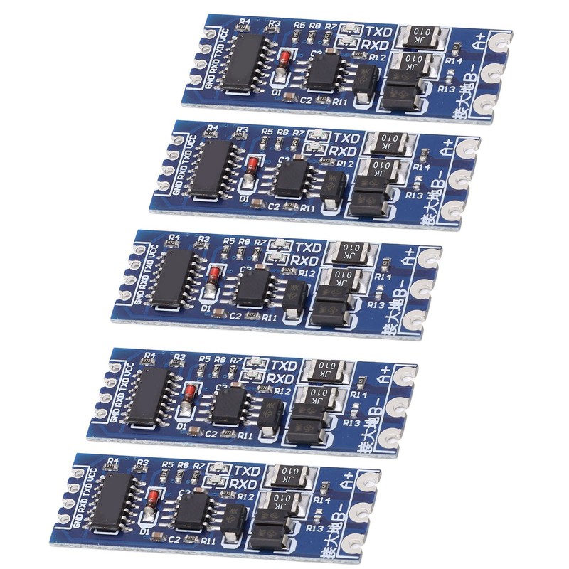 5 Pcs TTL to RS485 Converter Module Strong Anti Interference