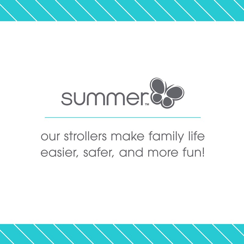Summer Infant Ingenuity 3Dlite Convenience Stroller,Jet Black–Lightweight Stroller with Aluminum