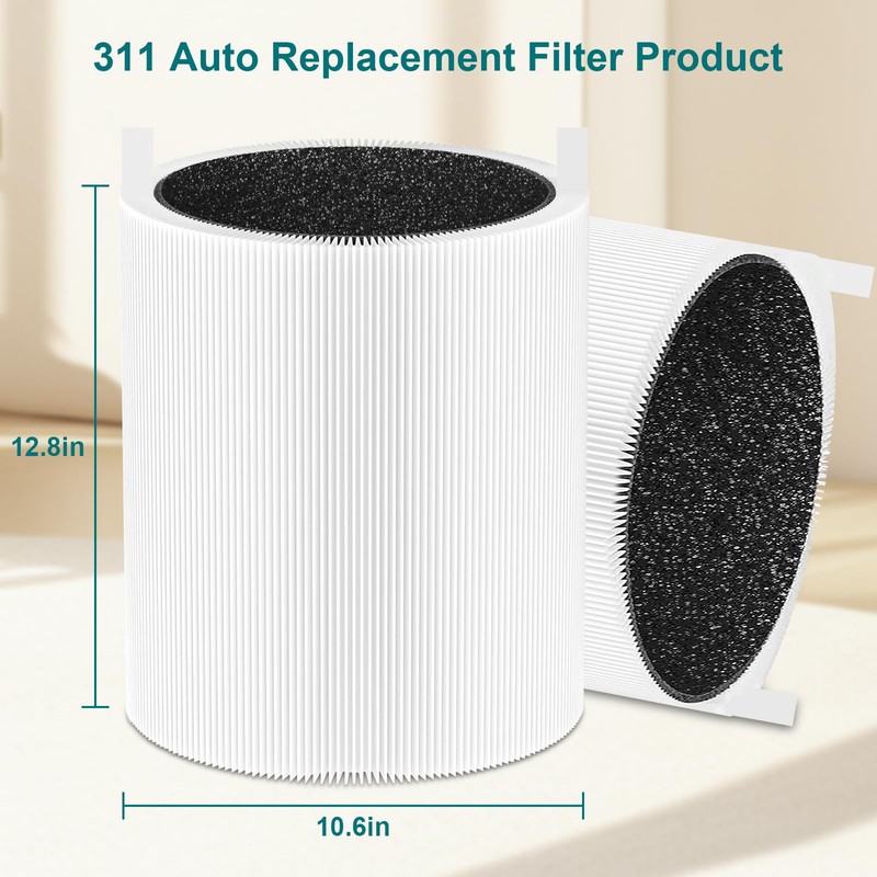 CERO 311 Auto Replacement Filter, Compatible with Blueair Blue Pure