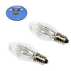 HQRP 2-Pack 15W 120V Light Bulbs for Natural Salt Lamps