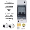 PV Solar Disconnect Switch 2P 40A IP65 Waterproof PA66 Shell