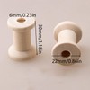 Wooden Spools for Crafts, 10 Pcs