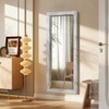 AAZZKANG Wall Mirror Full Length Rustic Wood Framed Floor Mirrors