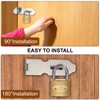 PATIKIL Door Lock Hasp Latch 2.2 Inch, Stainless Steel Safety