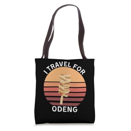 Retro I Travel For Odeng Vintage Odeng Food Lover Tote Bag