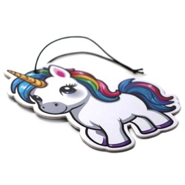 VmG-Store 2er Set Tuning Lufterfrischer Duftbaum frs Auto Air Freshener Design Duft Anh?nger (2x Einhorn)