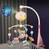 Hanging Rotating Rattles Remote Control Baby Musical Crib Mobile Projector