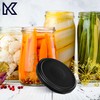 KADAX Screw Lids fi82mm Twist Off Lids Set Metal Replacement