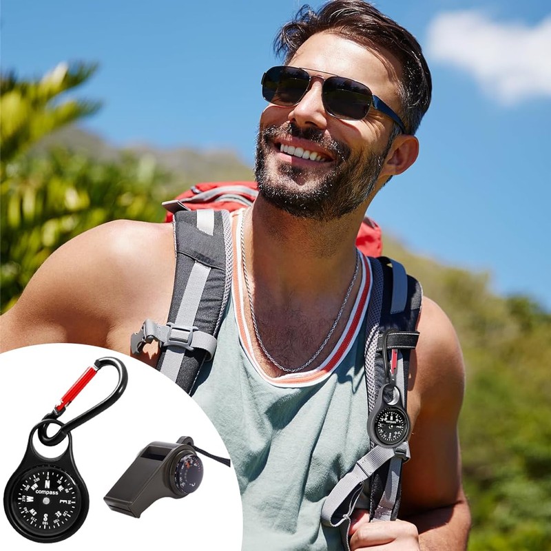 WHYCNJL 1 Set Compass Set Compass Signpost with Key Holder