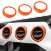 Jimen Compatible with Ford Mustang 2015-2023, 3PCS Center Console Dash