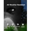Mrzxy Solar Wall Lights Outdoor Bright Sconce Waterproof LED for