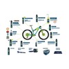 Tunap Sports Chain Oil, Long-Lasting Bicycle Lubrication for Sprocket, Rear