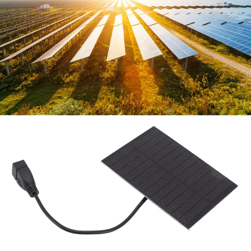Solar Panel 5W 5V Small Size Light Weight Environmental Friendly