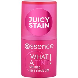 essence WHAT A TINT! Staining Lip & Cheek Tint, Blush, No. 10, Pink, Cooling, Colouring Effect, Instant Result, Natural, Vegan, Oil-Free, Paraben-Free, No Microplastic Particles, Pack of 3 (3 x 5 g)