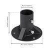 Insaga Chain Link Fence Post 2'' Floor Flange Base, Heavy