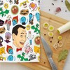 LEVLO 80s Peewee Herman Kitchen Towel Pee-Wee Herman & Dottie