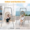 AUTOKAKUM Swing Stand Only, Hammock Chair Stand, Heavy-Duty Metal Stand,
