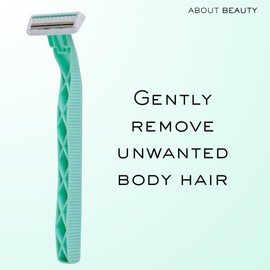 Kai About Face Body Twin Blade Pivoting Disposable Razors; 12 Shavers for Women; Curve-Hugging Pivoting Head with Aloe & Vitamin E Strip, Shaving Razors for Women