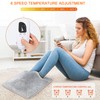 Electric Heated Foot Warmer Auto Shut Off Plug in Portable