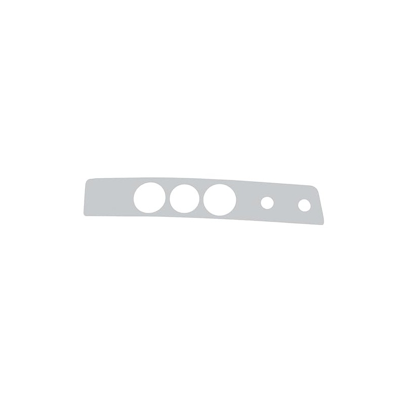 United Pacific 21813 Dashboard Trim, A/C Dash Panel Trim, Stainless,