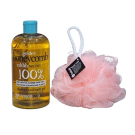The Golden HoneyComb Sshhh Secret 100% Shower and Bath Gel With Free Beauty Body Puff(Any Colour)