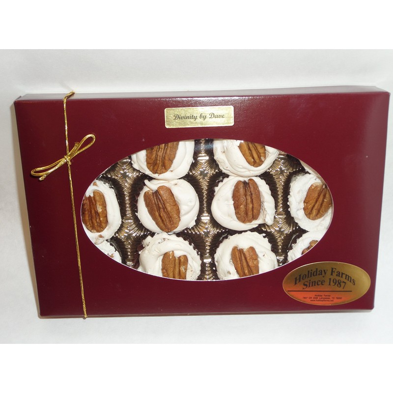 12 Piece Divinity Gift Box (With Pecans) Old Fashioned Divinity,