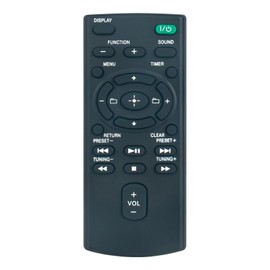 ROLLGAN RM-AMU197 Replacement Remote Control Applicable for Sony HIFI Audio Display System RMAMU197 149274511 CMT-X5CD CMT-X5CDB CMT-X7CD CMT-X7CDB CMTX7CD CMTX7CDB MTX5CDB CMTX5CD