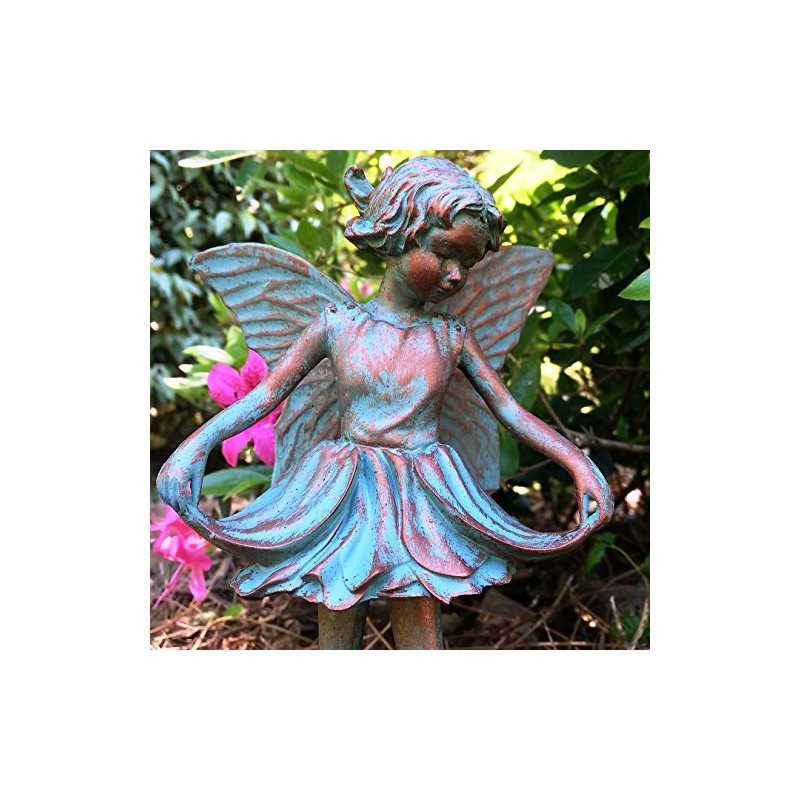 Homestyles Emily Fairy Figurine #96212 Garden Statue Bronze Patina