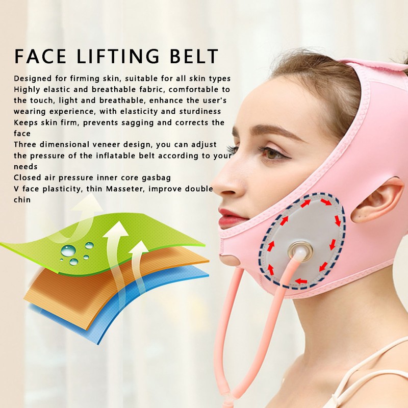 Slimming Face Strap Double Chin Reducer V Shaped Adjustable Breathable