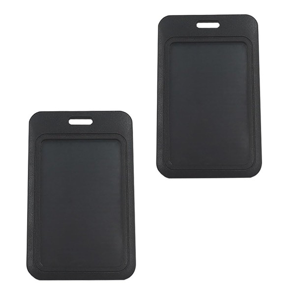 Slide ID Badge Holder, Employee ID Card Holder, Vertical ID