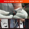 13 Pcs Precision Pick and Hook Tool Set with Clip