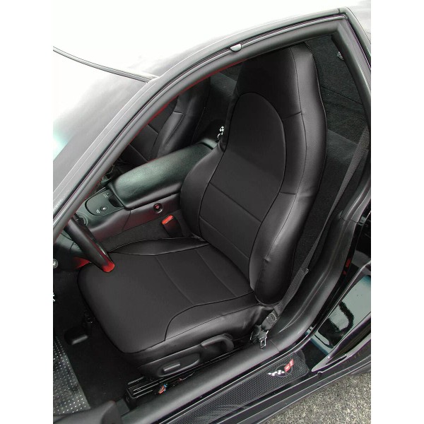 IGGEE, INC. FOR CHEVY CORVETTE C5 1997-2004 BLACK IGGEE CUSTOM
